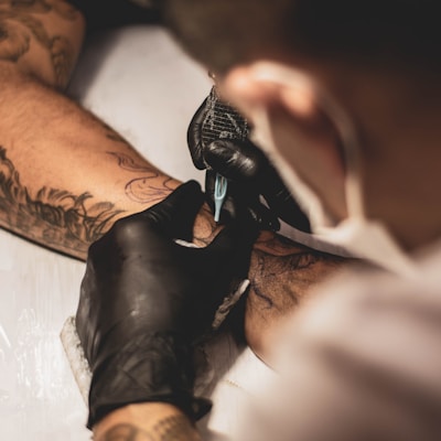 Detailed tattoo work