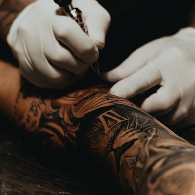 Detailed ink work